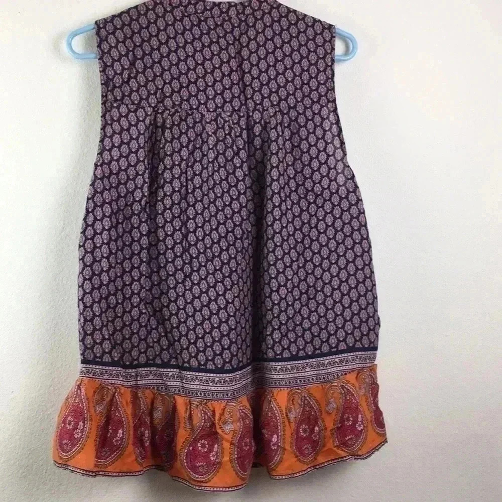 Beach lunch lounge BoHo Top Size Medium - Picture 8 of 8